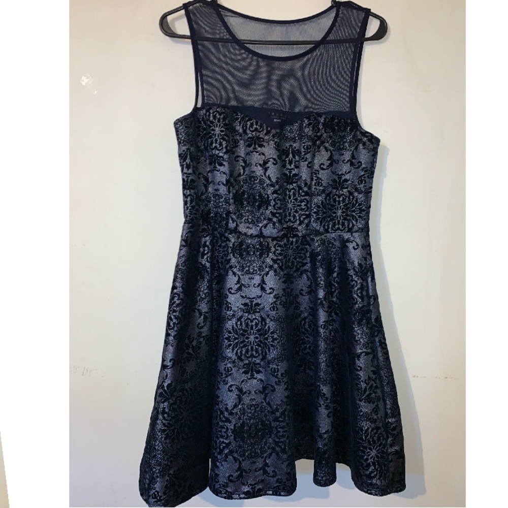 navy formal dress